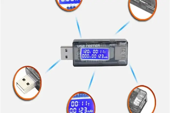 USB Тестер Keweisi KWS-V20 амперметр вольтметр вимірювач ємності акумулятор- фото № 9