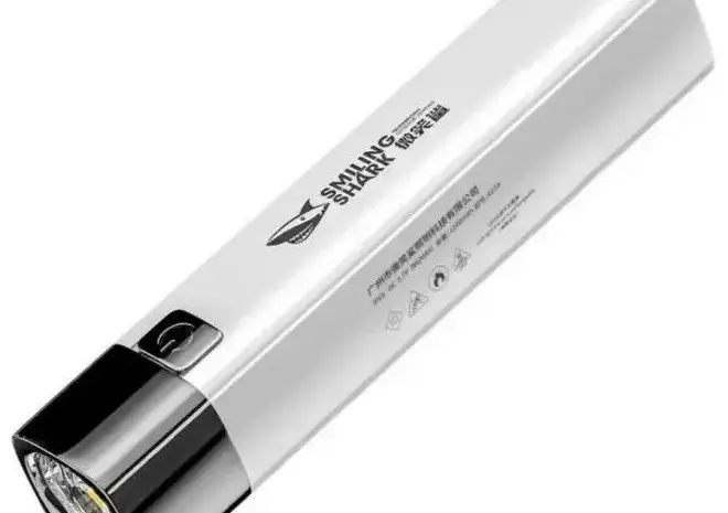 LED Кишеньковий Ліхтарик на акумуляторі Smiling Shark 617 з USB- фото № 1
