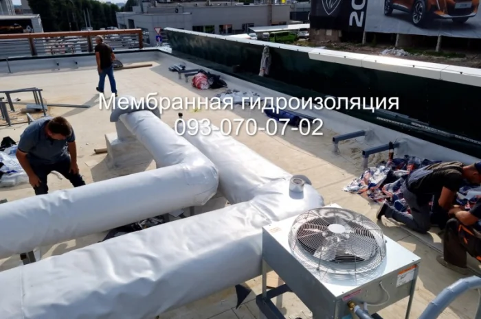 Гидроизоляция вентиляционных каналов в Киеве- фото № 1