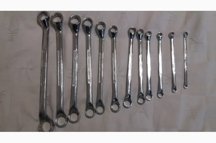 Набор ключей накидных изогнутых 12 шт 6-32 KINZO Голандия профи- фото № 1