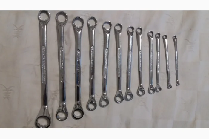 Набор ключей накидных изогнутых 12 шт 6-32 KINZO Голандия профи- фото № 3