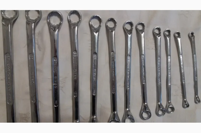 Набор ключей накидных изогнутых 12 шт 6-32 KINZO Голандия профи- фото № 4