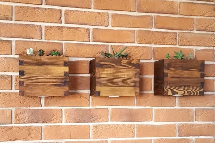 Навесные ящики для цветов, вертикальные грядки, вертикальное озеленение, Киев, Украина- фото № 1