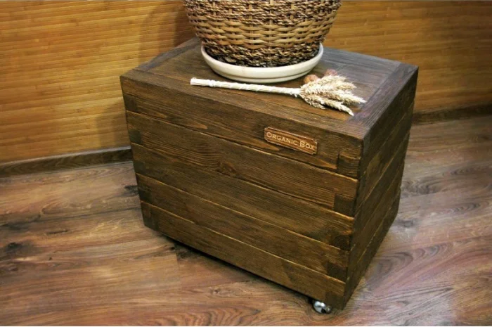 Состаривание дерева, браширование, Киев, Украина. Ящики для цветов, тумбы, подставки- фото № 3