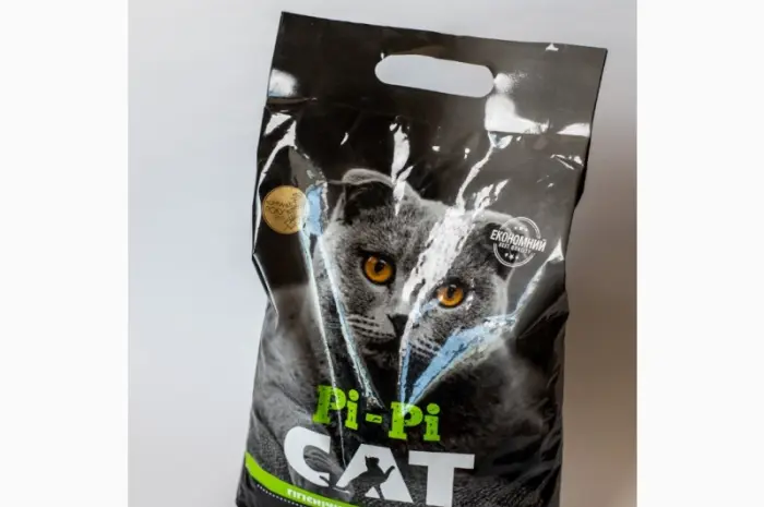 Наполнитель для Туалета Котов - Бентонитовый - Комкующийся - ТМ Pi-Pi Cat- фото № 1