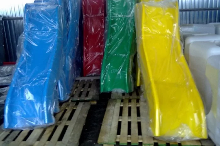 Детская пластиковая горка односкатная 2, 6 м- фото № 1