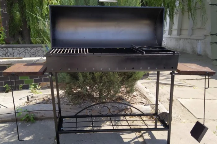 Мангал - Идея Для Подарка. Металл 5 мм. Высота 80 см- фото № 1