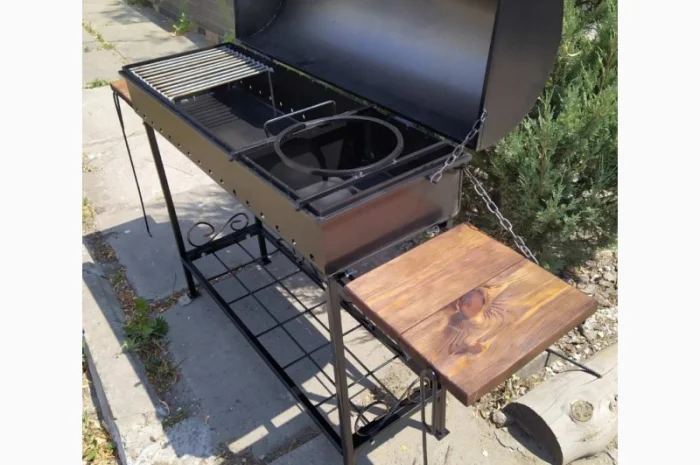 Мангал - Идея Для Подарка. Металл 5 мм. Высота 80 см- фото № 2