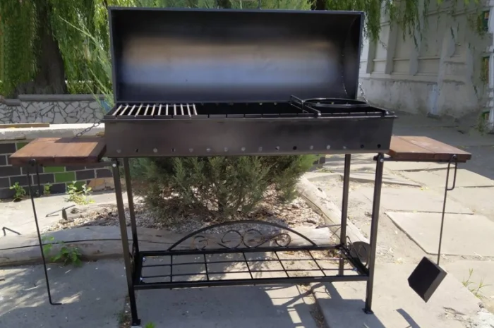 Мангал - Идея Для Подарка. Металл 5 мм. Высота 80 см- фото № 3