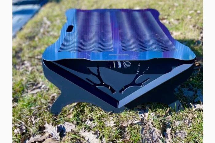 Мангал разборной "Лесные олени" с решёткой из нержавеющей стали- фото № 3