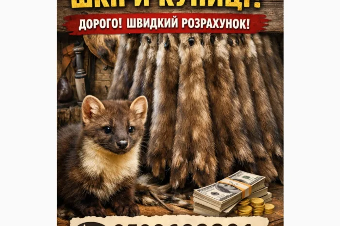 Куплю шкурки куницы и других животных- фото № 1