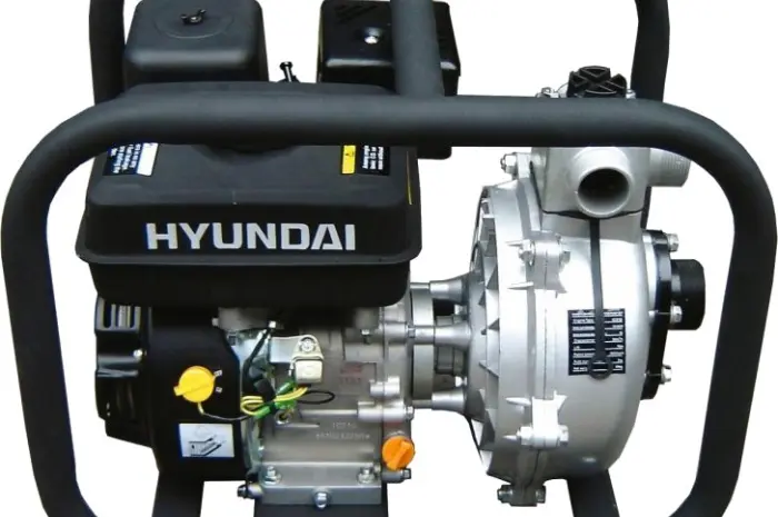 Пожарная Мотопомпа Hyundai HYH 50. Высоконапорная. Подача на 70 м- фото № 1
