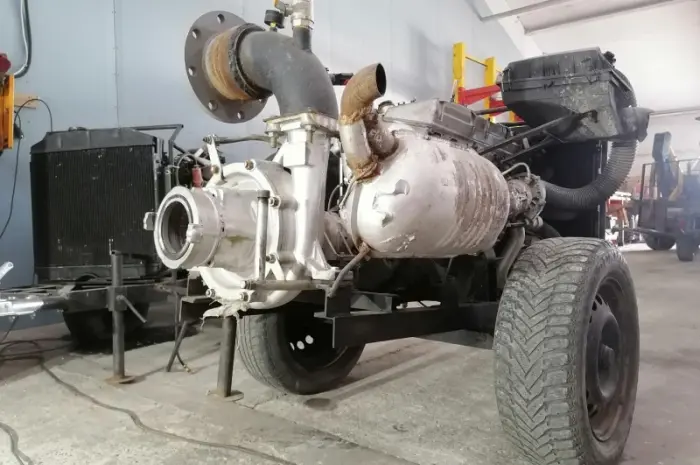 Насосна станція з двигуном Mercedes turbo, об'ємом 3 л для поливу- фото № 3