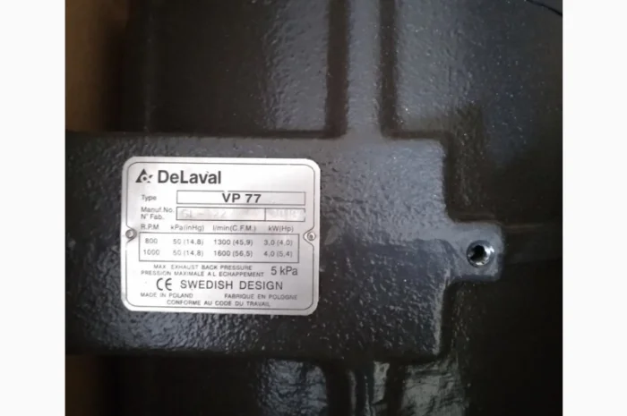 Вакуумный насос VP-77 Delaval (ДеЛаваль)- фото № 1
