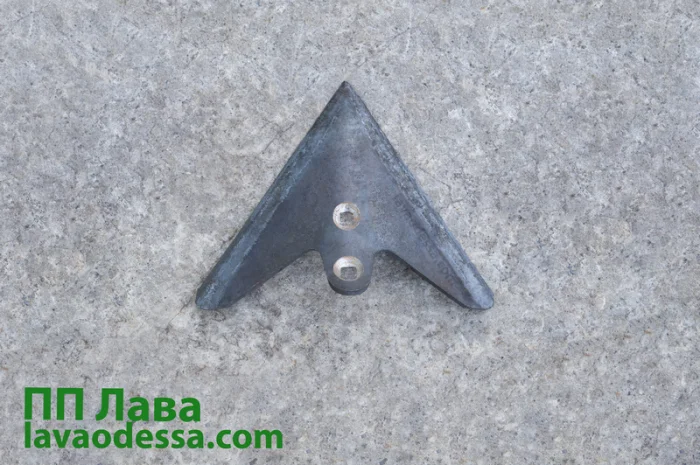 Лапа культиватора КПС 5.3 (220 мм) наплавлена Одеська геометрія- фото № 1