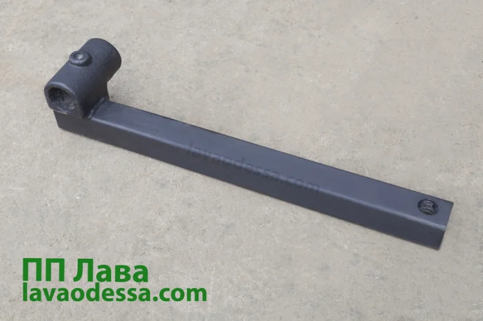 Стійка колеса ПНУ 06.030 (квадрат 50х50 ПЛН 5-35; ПНБ 5-40) L=600 мм, з кронштейном- фото № 1