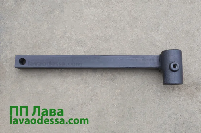 Стійка колеса ПНУ 06.030 (квадрат 50х50 ПЛН 5-35; ПНБ 5-40) L=600 мм, з кронштейном- фото № 3