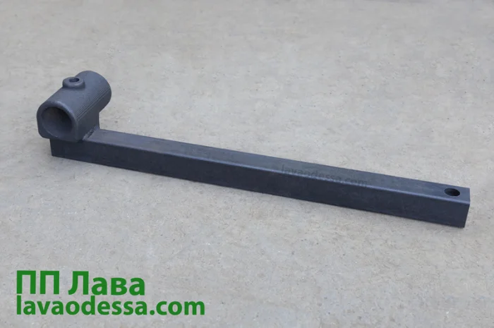 Стійка колеса ПНУ 06.030 (квадрат 40х40) для плуга ПЛН 3-35, ПЛН 4-35 з кронштейном- фото № 1