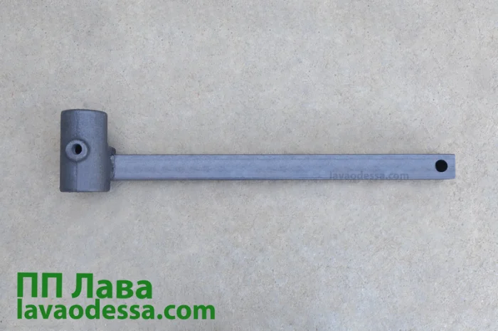 Стійка колеса ПНУ 06.030 (квадрат 40х40) для плуга ПЛН 3-35, ПЛН 4-35 з кронштейном- фото № 2