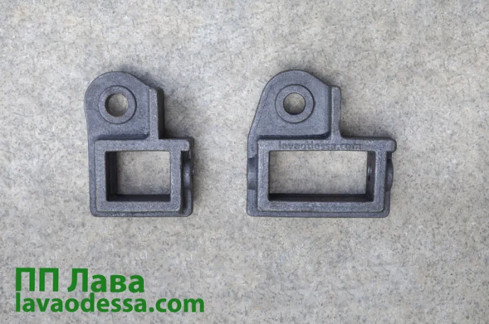 Кронштейн на плуг ПЛН 01.316 лівий литий по випалюваній моделі, прямокутний отвір- фото № 4