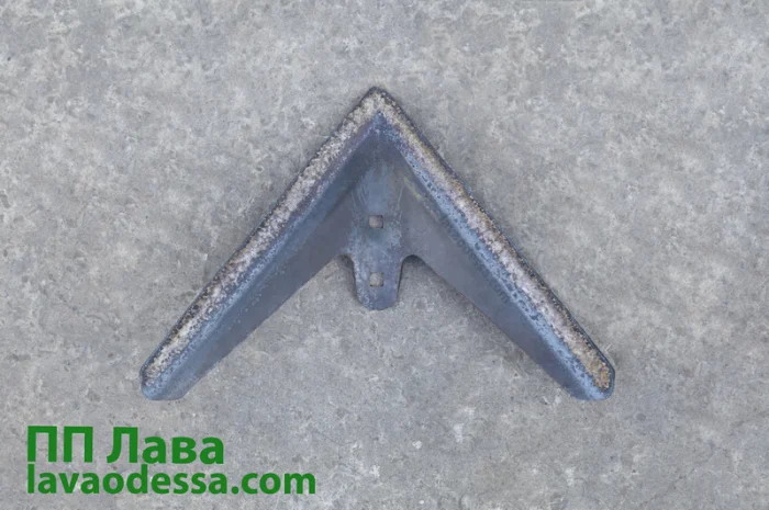 Лапа культиватора КПС 5.5 (330 мм) наплавлена Одеська геометрія- фото № 3