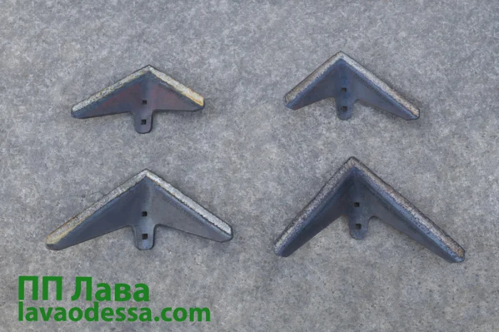 Лапа культиватора КПС 5.5 (330 мм) наплавлена Одеська геометрія- фото № 7