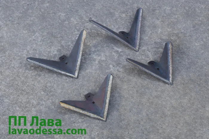 Лапа культиватора КПС 5.5 (330 мм) наплавлена Одеська геометрія- фото № 8