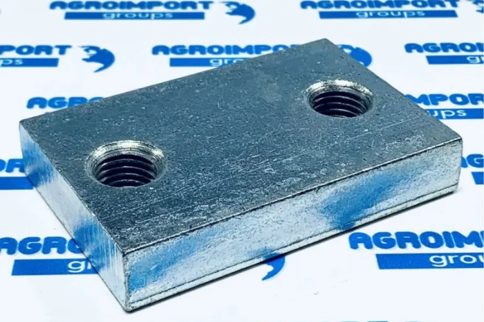4598603 Пластина кріплення 60х15х90 2 отвора M16 (Lemken 4598603)- фото № 1