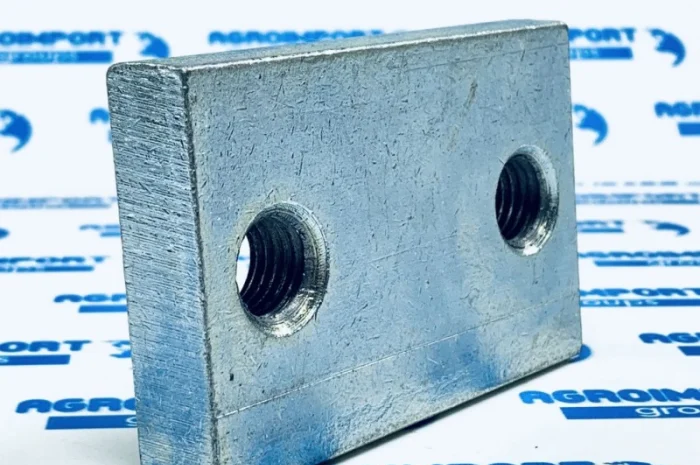 4598603 Пластина кріплення 60х15х90 2 отвора M16 (Lemken 4598603)- фото № 5