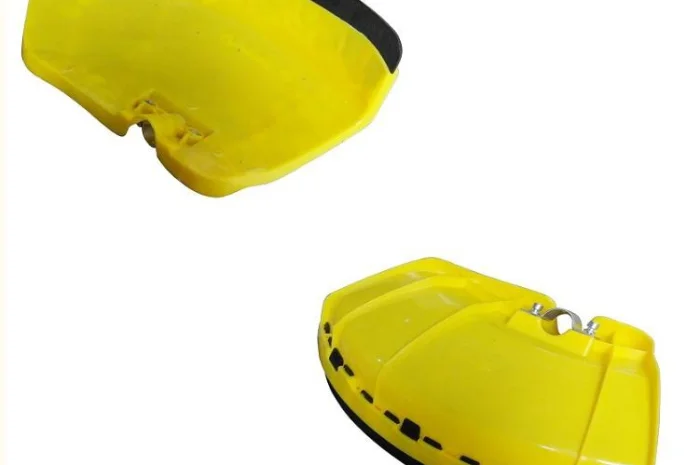 Кожух захисний (у зборі) (d=28 мм, пластина) (жовтий) мотокоси 40/44, код 196375- фото № 1