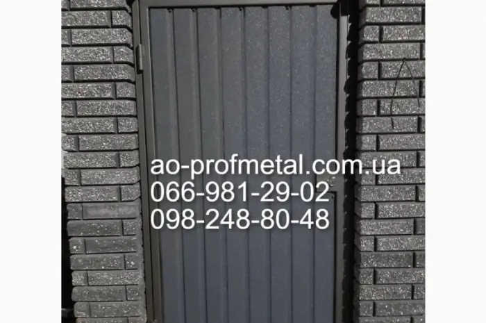 Профнастил на забор 7024 матовый- фото № 1