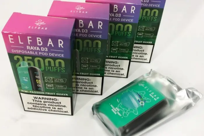 Електрона сигарета ELF BAR Raya 25000 тяг (Киви-Гуава)- фото № 4