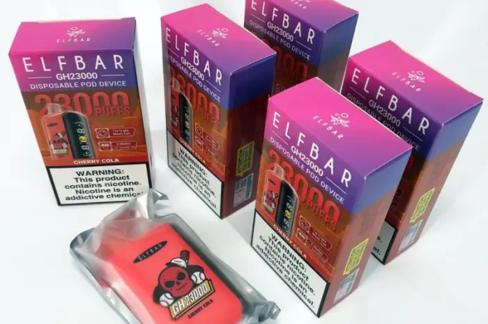 Електрона сигарета ELF BAR 5% на 23000 тяг (Вишня Кола)- фото № 4