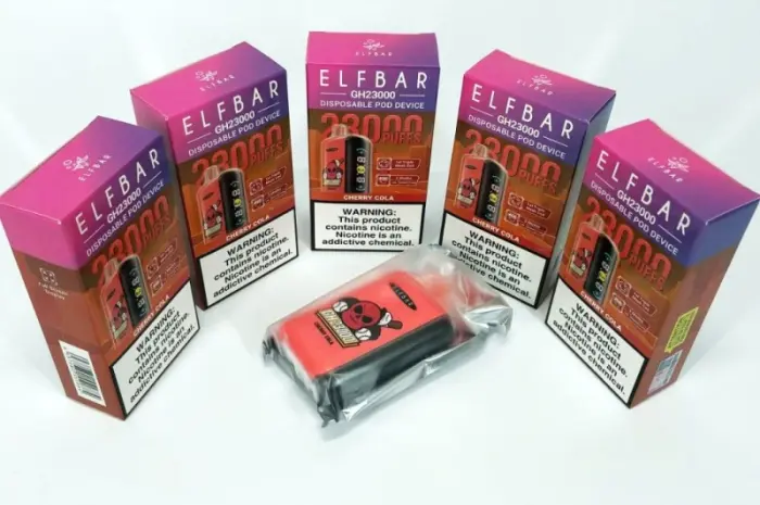 Електрона сигарета ELF BAR 5% на 23000 тяг (Вишня Кола)- фото № 5