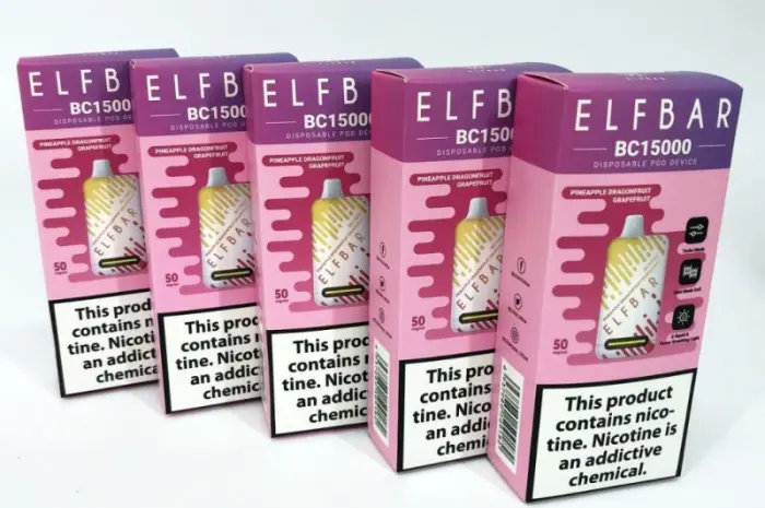 Э-сигарета ELF BAR 5% 15000 тяг, Ананас Драконовий фрукт Грейпфрут- фото № 2