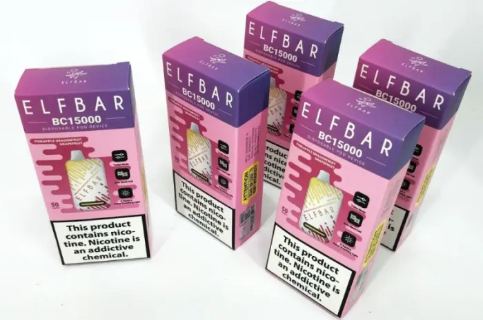 Э-сигарета ELF BAR 5% 15000 тяг, Ананас Драконовий фрукт Грейпфрут- фото № 4