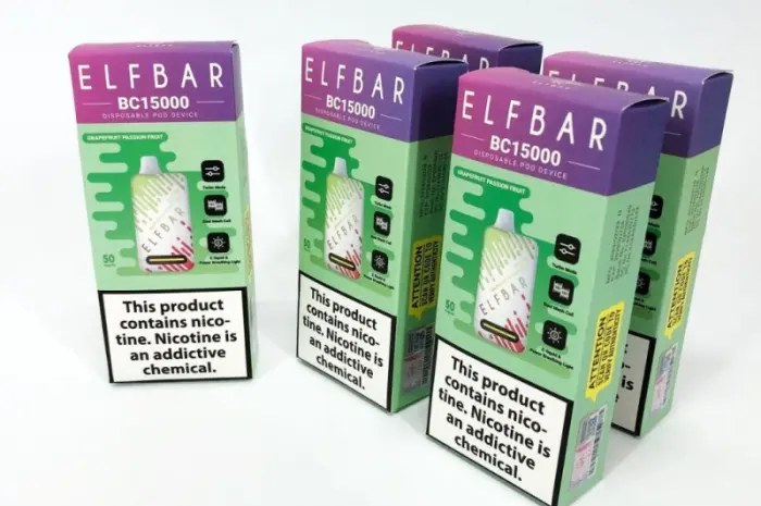 Э-сигарета ELF BAR 5% 15000 тяг, Грейпфрут Маракуйя- фото № 4