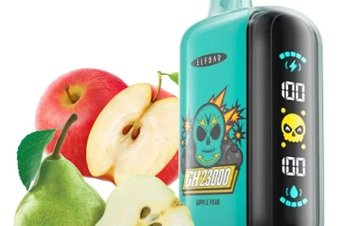 Електрона сигарета ELF BAR 5% на 23000 тяг (Яблуко Груша)- фото № 1