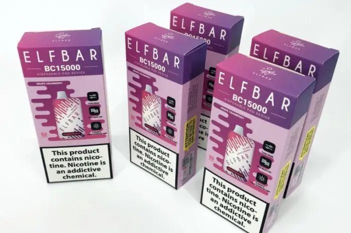 Е-сигарета ELF BAR 5% 15000 тяг, Виноград Журавлина- фото № 4