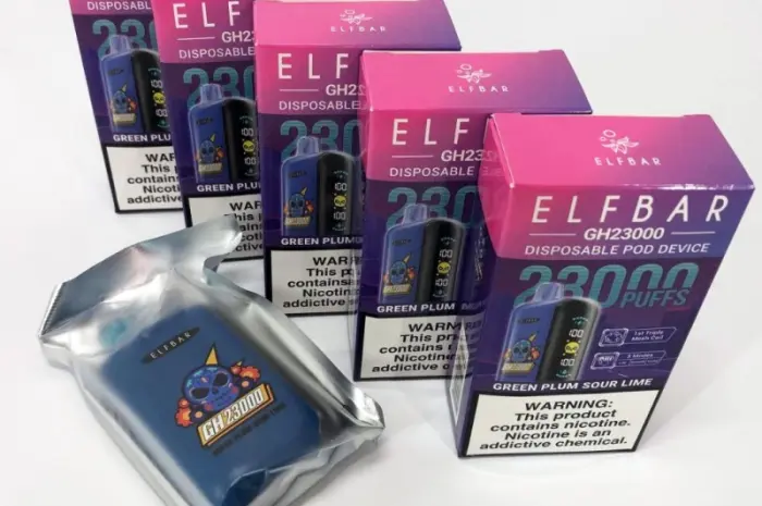 Електрона сигарета ELF BAR GH 5% 23000 тяг, Зелена Слива - Кислий Лайм- фото № 3