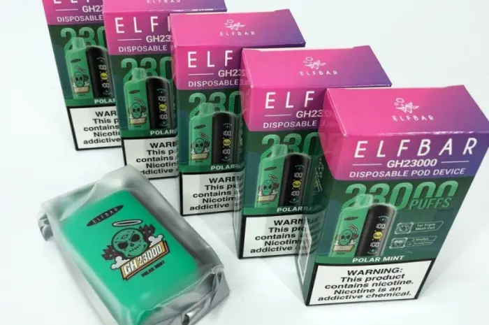 POD система ELF BAR 5% 23000 тяг, Полярная Мята- фото № 3