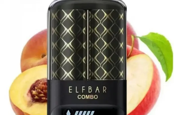 Электронка ELFBAR Combo 25000 тяг. Переключение вкусов:Яблоко<=>Сочный Персик- фото № 1