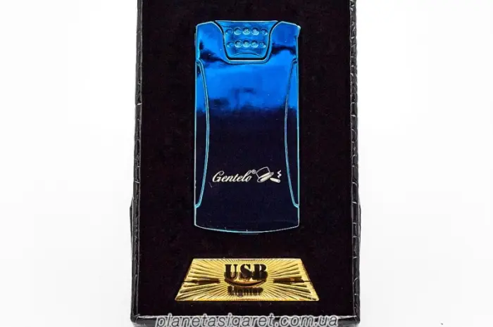 Плазменная спиральная USB-зажигалка GENTELO в подарочной упаковке 4-6511- фото № 2