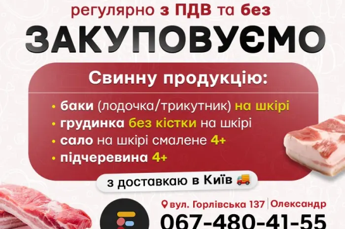 РЕГУЛЯРНО ЗАКУПАЕМ свинные: Баки- фото № 1