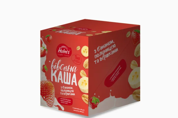 Каша вівсяна з бананом- фото № 1