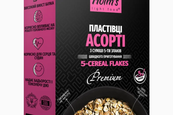 Пластівці Асорті з суміші 5 злаків- фото № 1