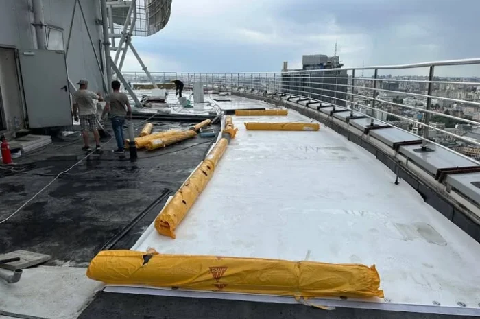 Монтаж ПВХ и ТПО мембран- фото № 5