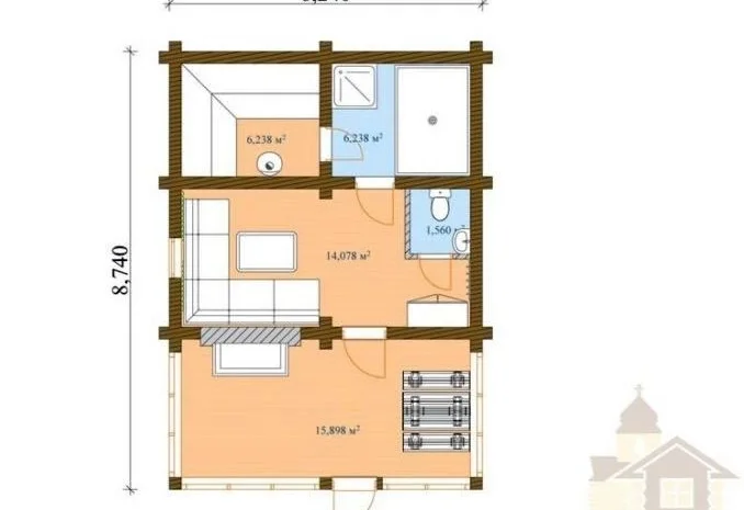 Деревянная термальная купель под ключ- фото № 3