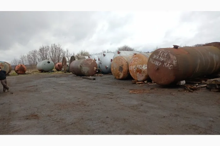 Эмалированная цистерна 16 кубов – бочка-отстойник- фото № 2