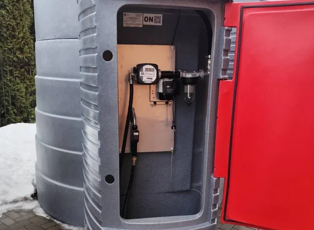 Резервуар 5000л двостінний для дизельного пального з механічним лічильником- фото № 4